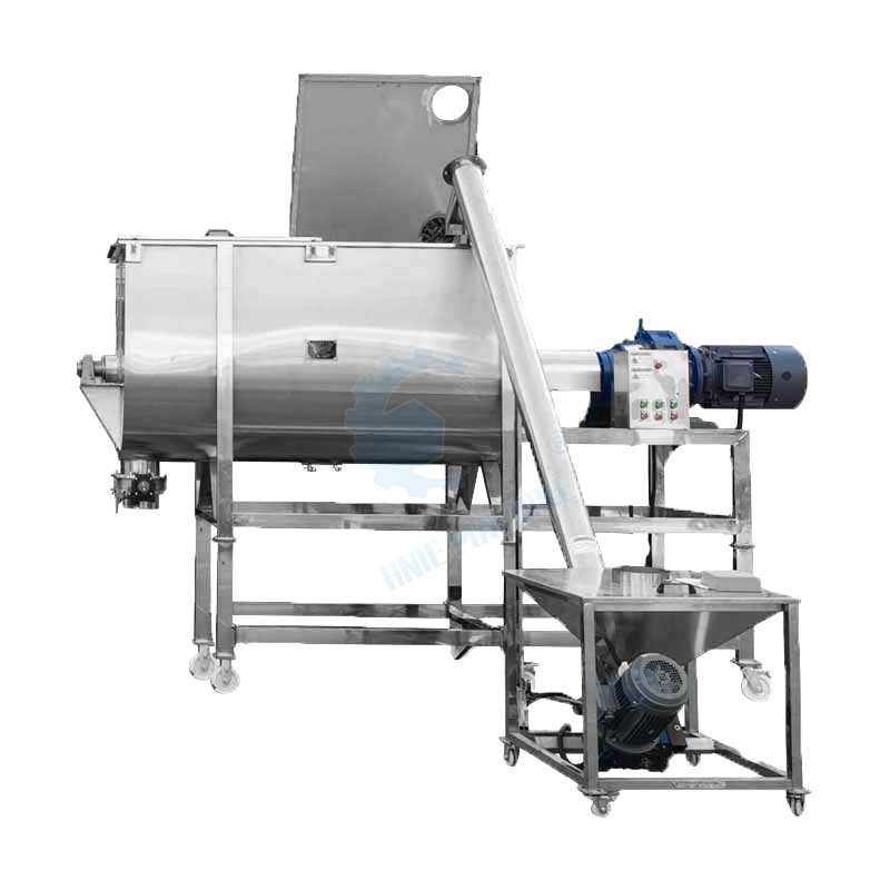 Dry Powder Stainless Steel Mix Machine 500l 200 300 L Ribbon Blender Food Powder Spice Mixer with Spray