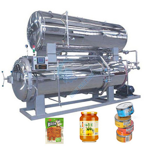 Horizontal Autoclave Pressure Sterilization Retort Food Process Machine Pouch Metal Sterilize Pot For Plastic Bottle