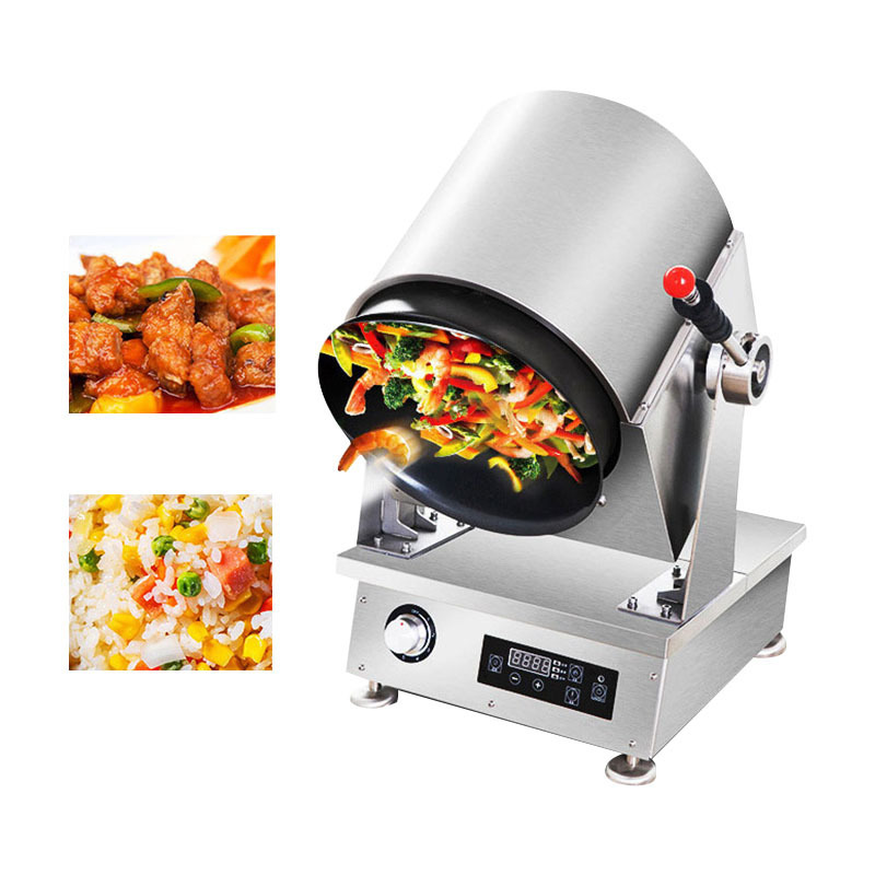 High Speed Intelligent Self Cooking Wok Fried Rice Industrial Cooking Machine