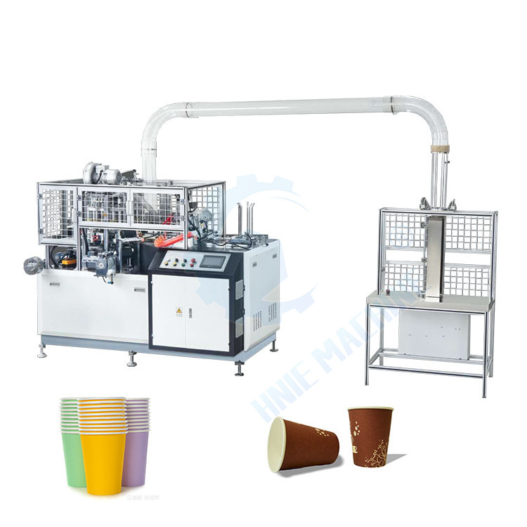 One Time 8oz Cardboard Water Coffee Cup Form Maker Equipment High Speed Paper Cup Machine for Sale