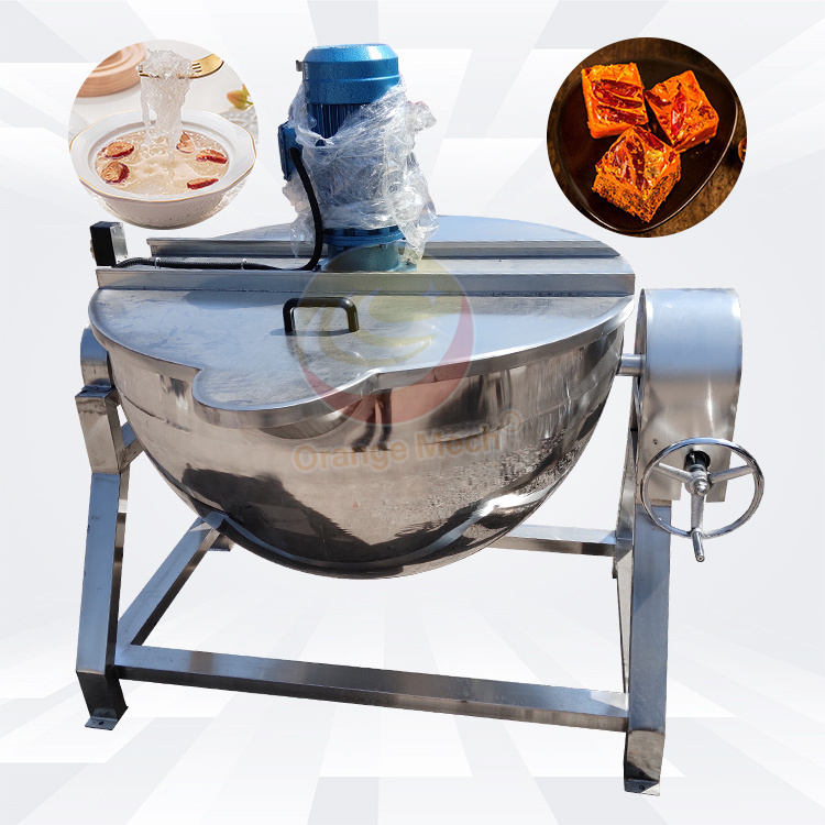 ORME Stainless Steel Industrial Electric 500l Tomato Jam Make Machine Sugar Mix Jacket Kettle Boiler Cook Pot