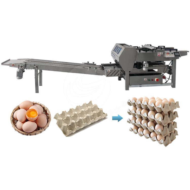 Large Automatic Egg/Flat Loading Machine/Farm Packer Machine/Egg Packer Machine