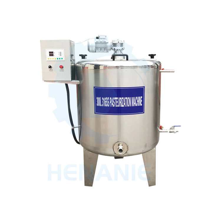 Small Scale Milk Dairy and Cheese Process Machine 100L Yoghurt Goat Milk Pasteurizer Turnkey Plant