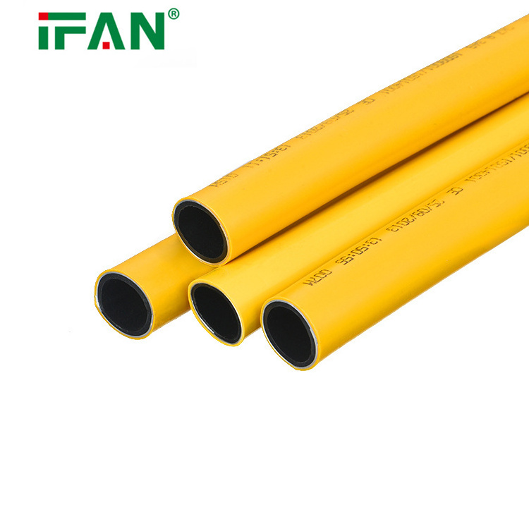 IFAN Gas Supply System PEX Tube Aluminium Plastic Composite Yellow Outside Black Inner PEX Gas Pipe