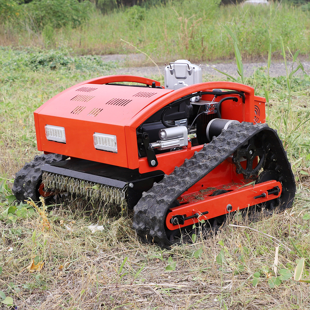 truck version Cheap price robot remote control gasoline lawn mower