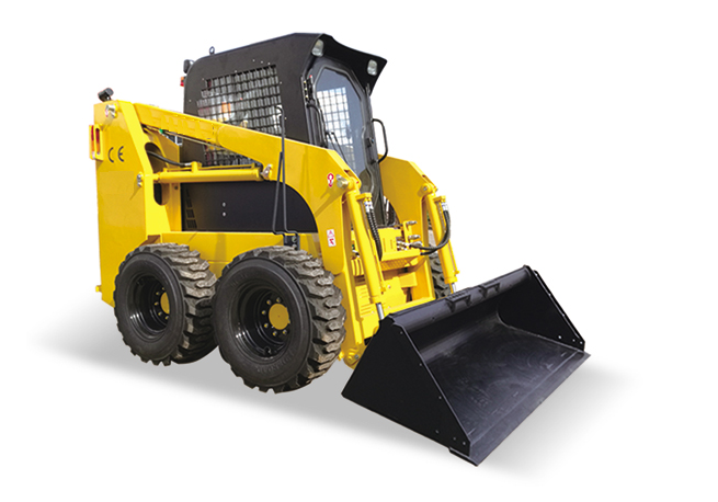 Factory mini skid steer wheel loader with backhoe for sale