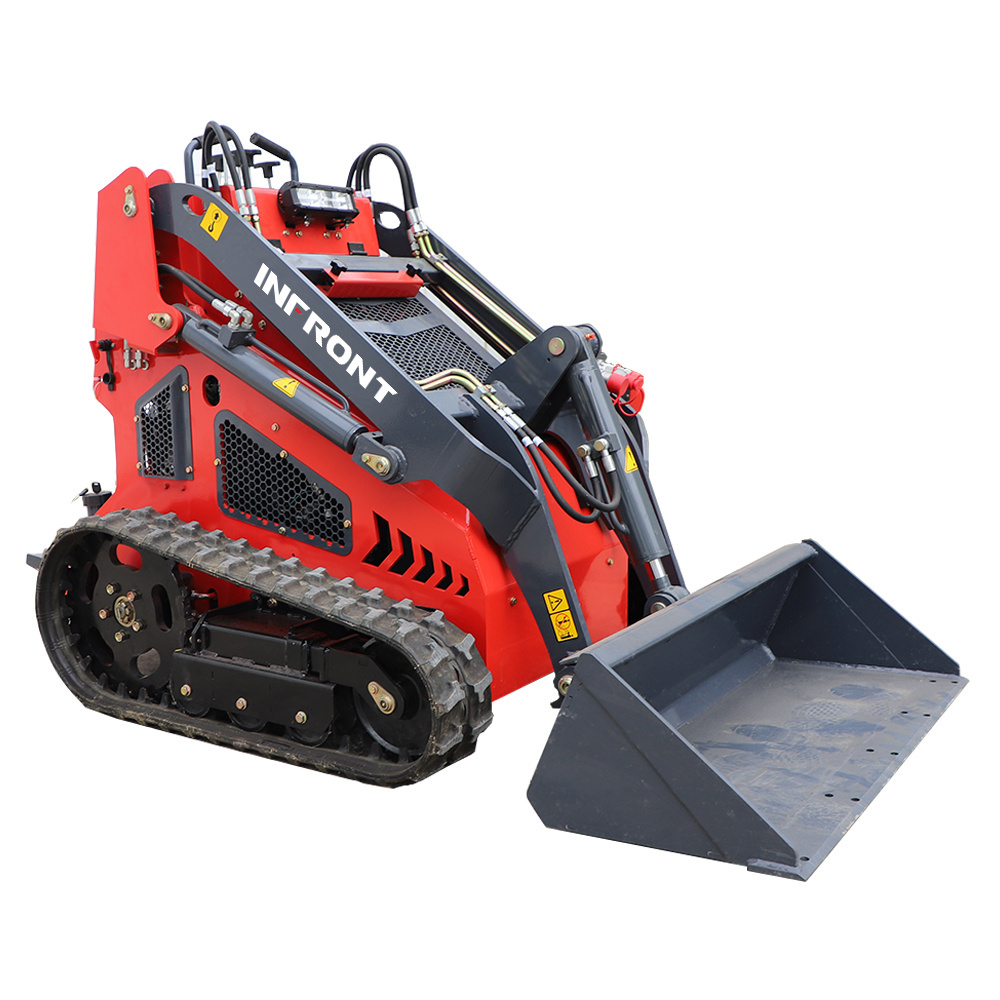 Earth-moving Machinery Chinese Backhoe Compact Lawn  Mini Tractor Telescopic Wheel Front End Loader Skidsteer Price With Tire