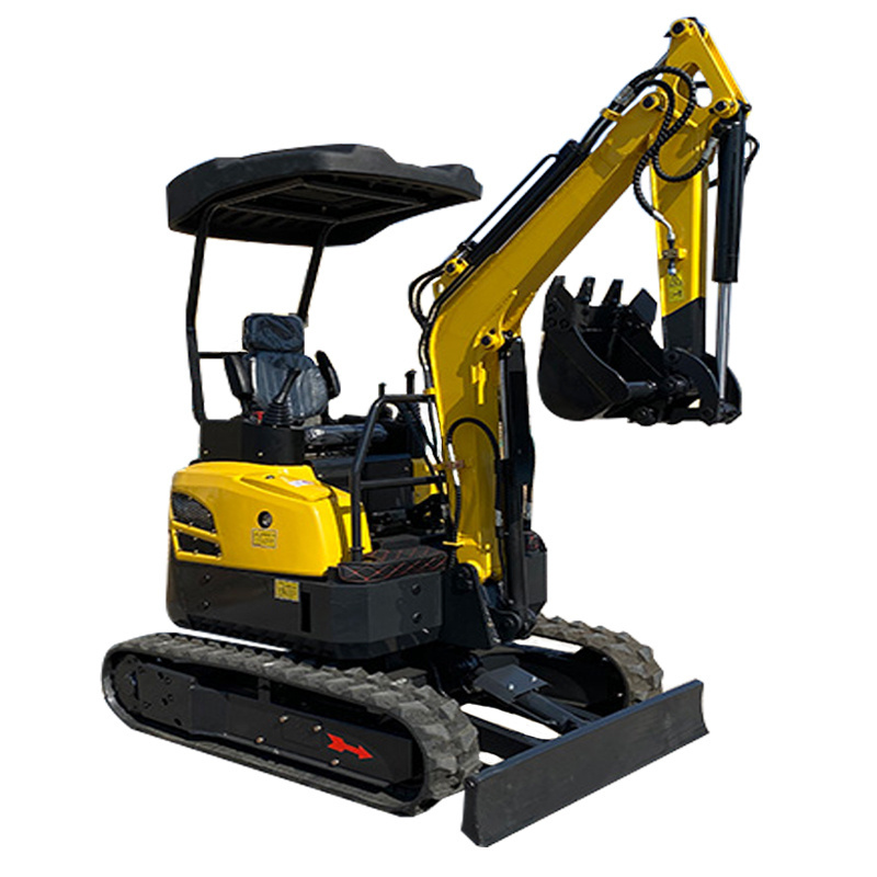 Optionlal Attachments 2.2 Ton Mini Excavator Small Household Crawler Digger with Swing Boom and Telescopic Chassis