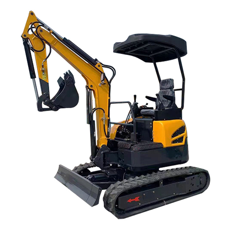 Optionlal Attachments 2.2 Ton Mini Excavator Small Household Crawler Digger with Swing Boom and Telescopic Chassis