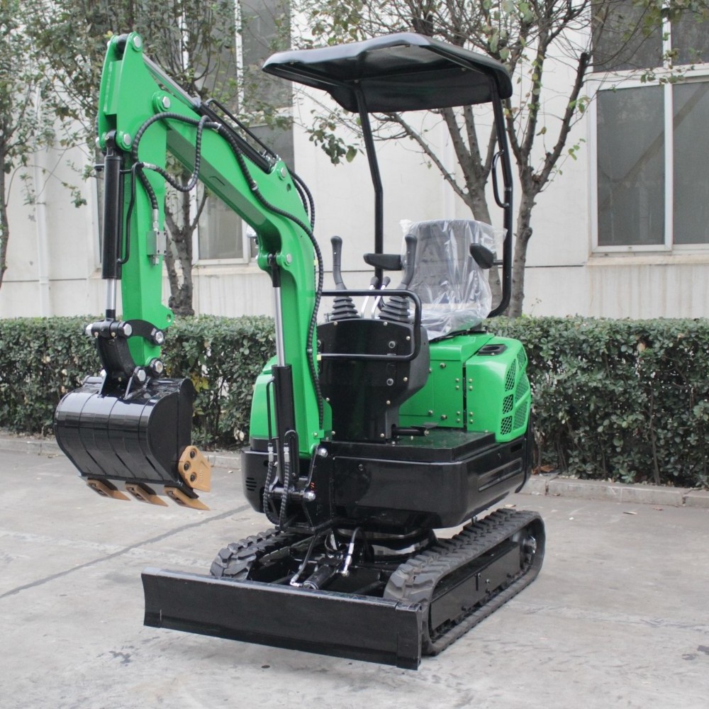 Infront Excavators Machine Automation Hydraulic Mini Small Micro Crawler 1.8 Ton Bagger Digger Mini Excavator 1 2 3 Ton