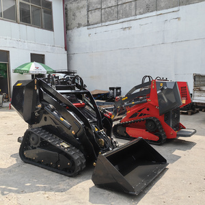 EURO5 EPA Certified Small Skid Steer Front Mini skid Loader Crawler Type YF380 skid steer loader with epa engine 23HP