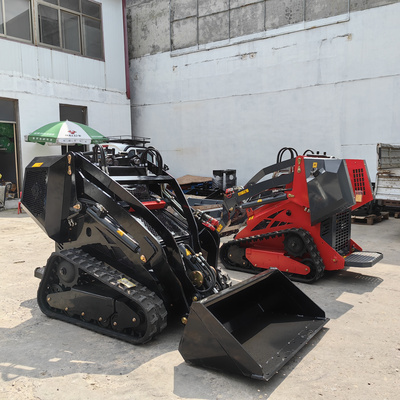 EURO5 EPA Certified Small Skid Steer Front Mini skid Loader Crawler Type YF380 skid steer loader with epa engine 23HP