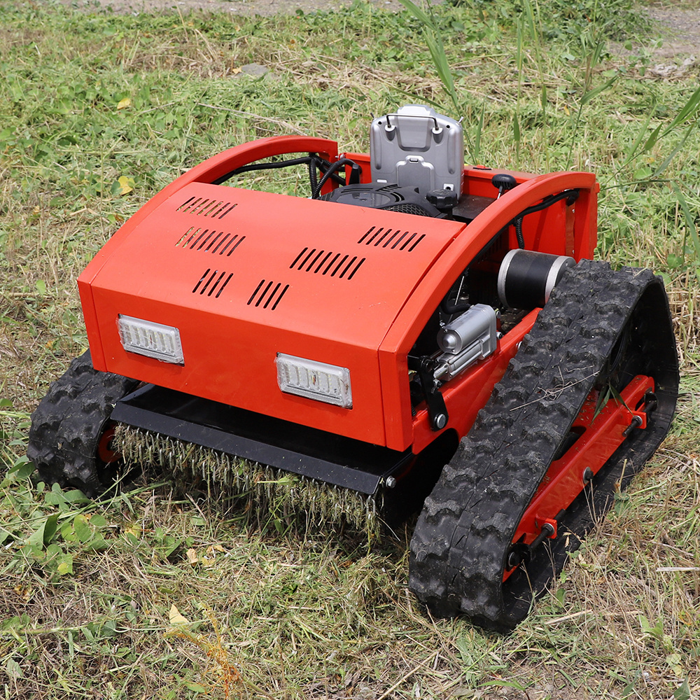 truck version Cheap price robot remote control gasoline lawn mower