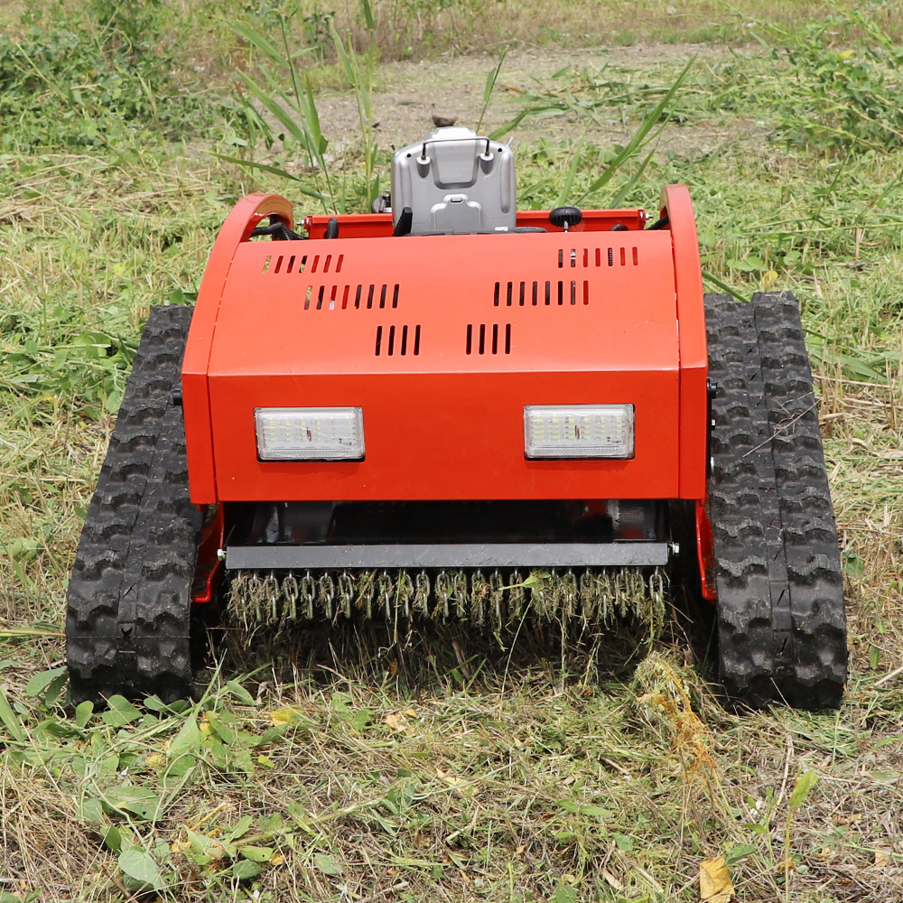 truck version Cheap price robot remote control gasoline lawn mower