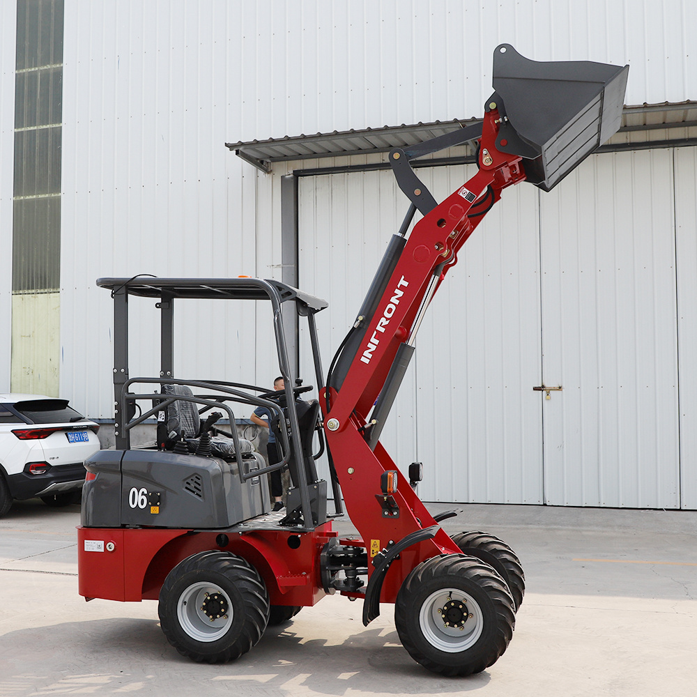 Cheap Price Mini Small Backhoe Electric Loader 500kg 600 Kg Mini Skid Steer Loader Wheel Loaders