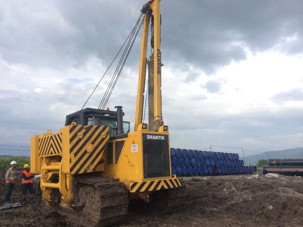 Shantui 70 ton sp70y side boom lifting hydraulic transmission pipelayer for sale