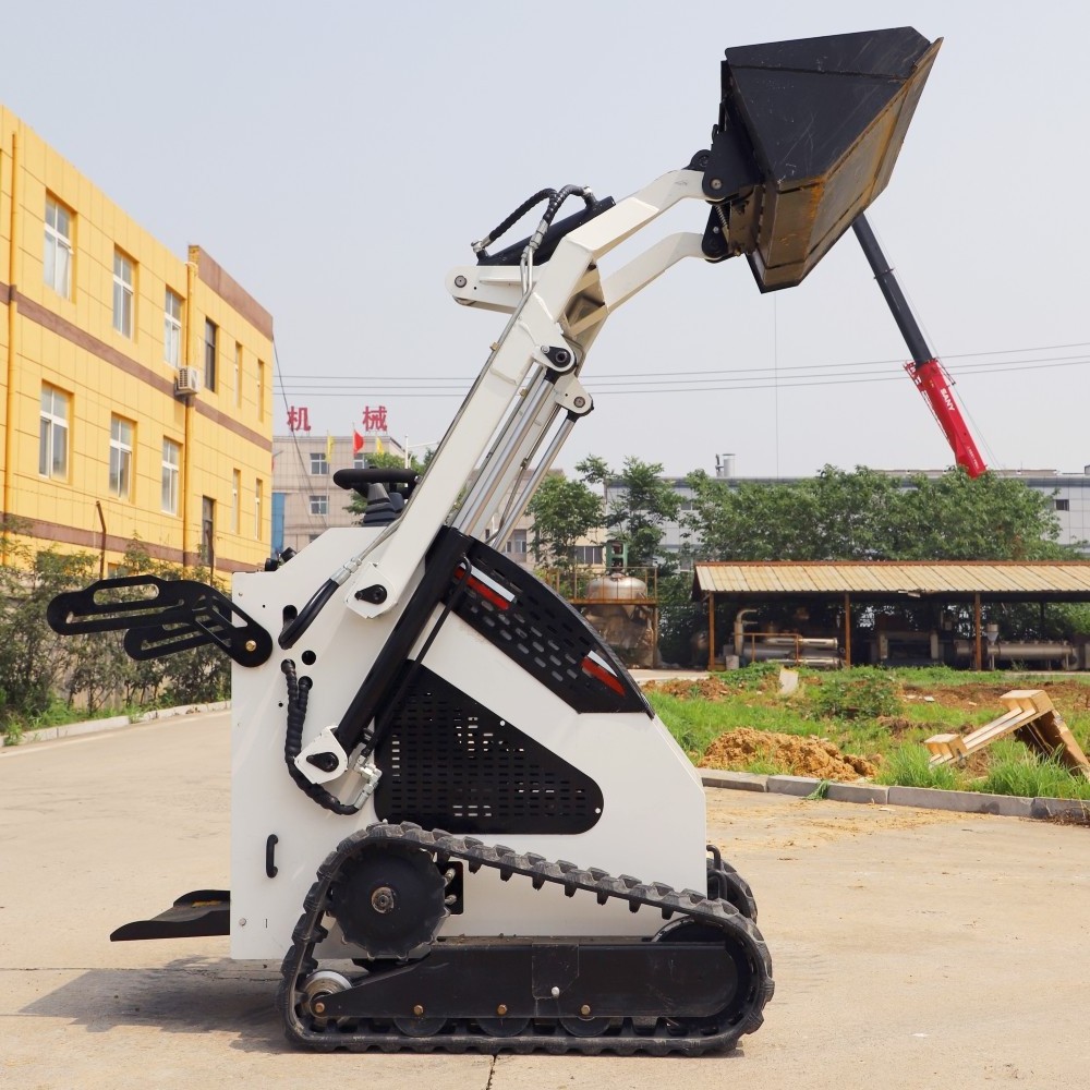 Infront Tracked Mini Skid Steer Loader Skid Steer With Skid Steer Bucket/Hammer Breaker