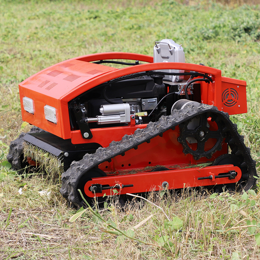 truck version Cheap price robot remote control gasoline lawn mower