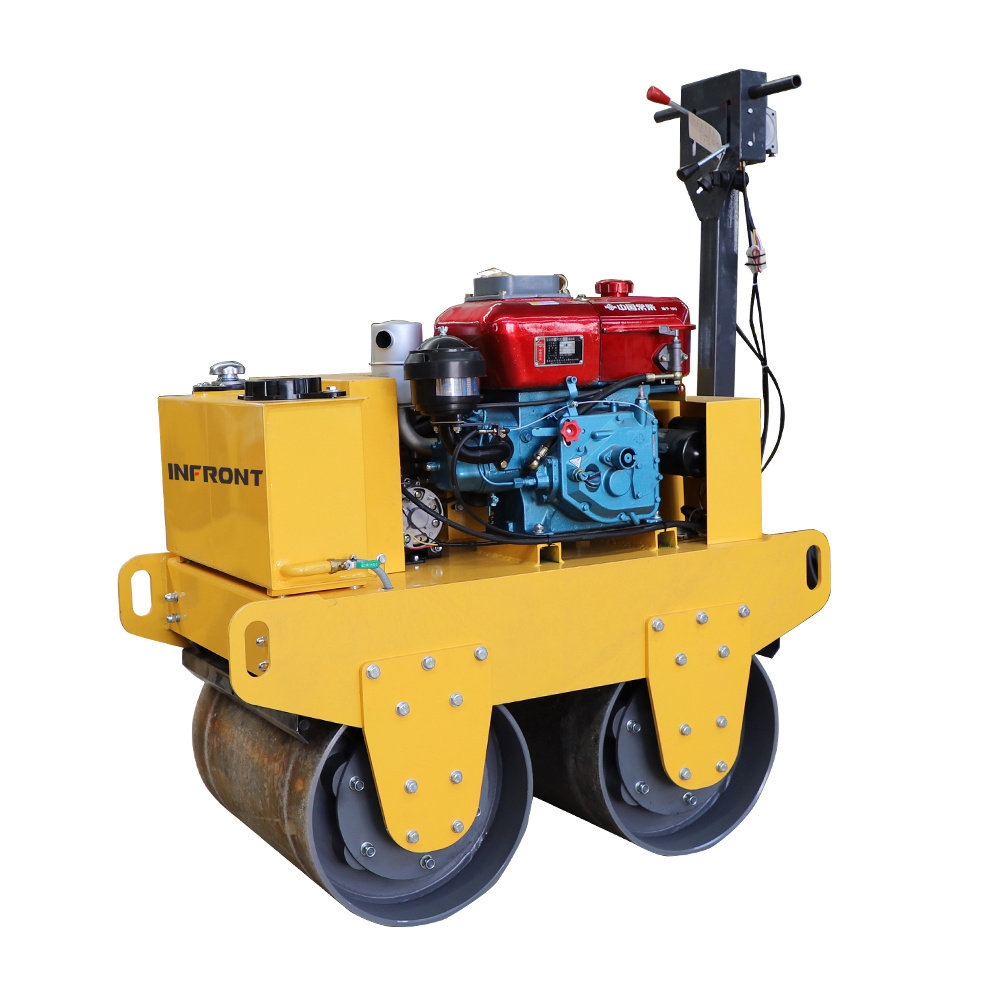 Mini Walk Behind Manual Hand Wheels 1 2 3 4 5 Ton Rammer Asphalt Vibrating Vibratory Plate Compactors Machine Road Roller