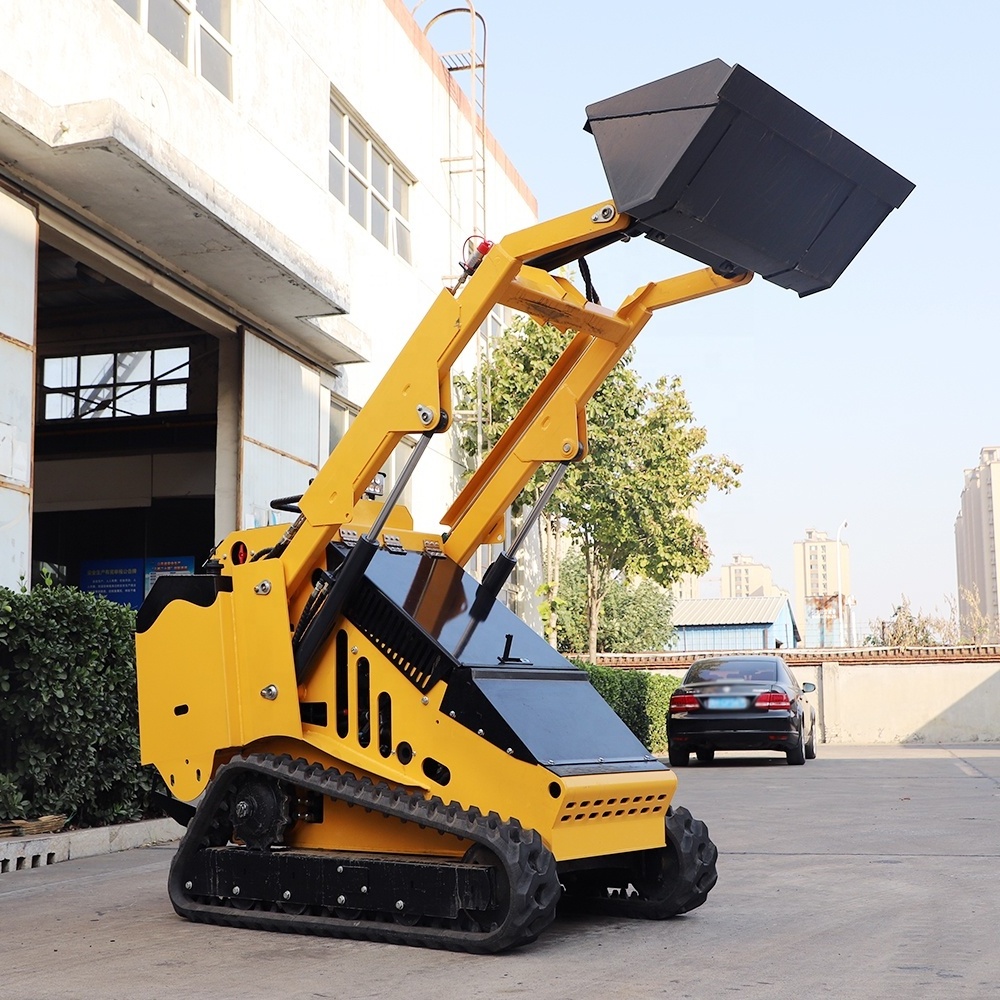 Tracked Dingo Mini Loader Wheel Skid Steer Loader With Attachments