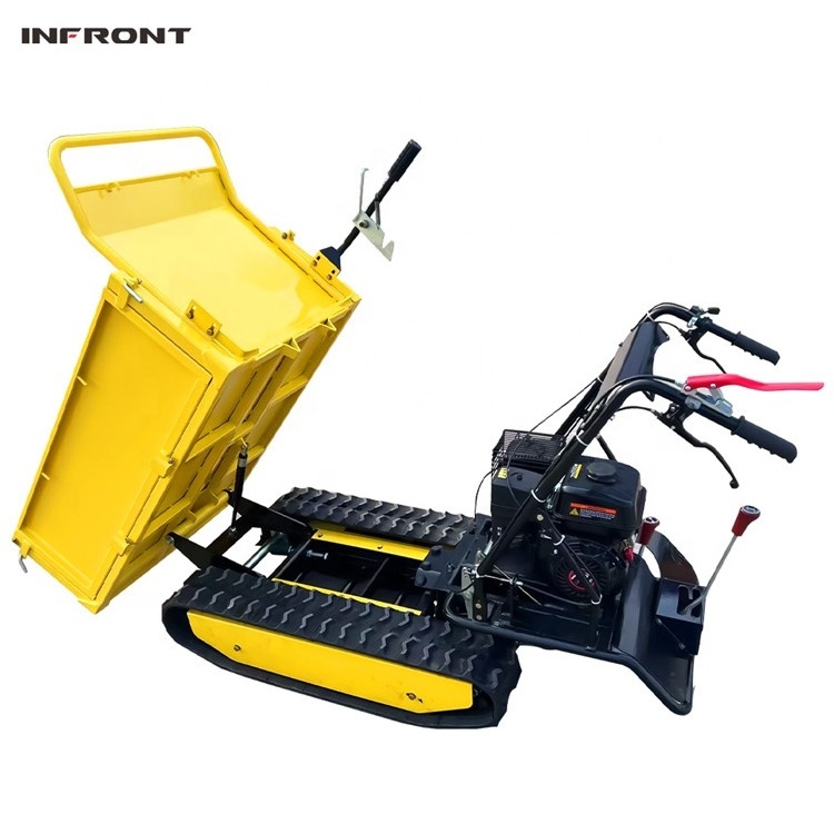 Hydraulic crawler mini dumper truck home use 500kg 1 ton mini track dumper