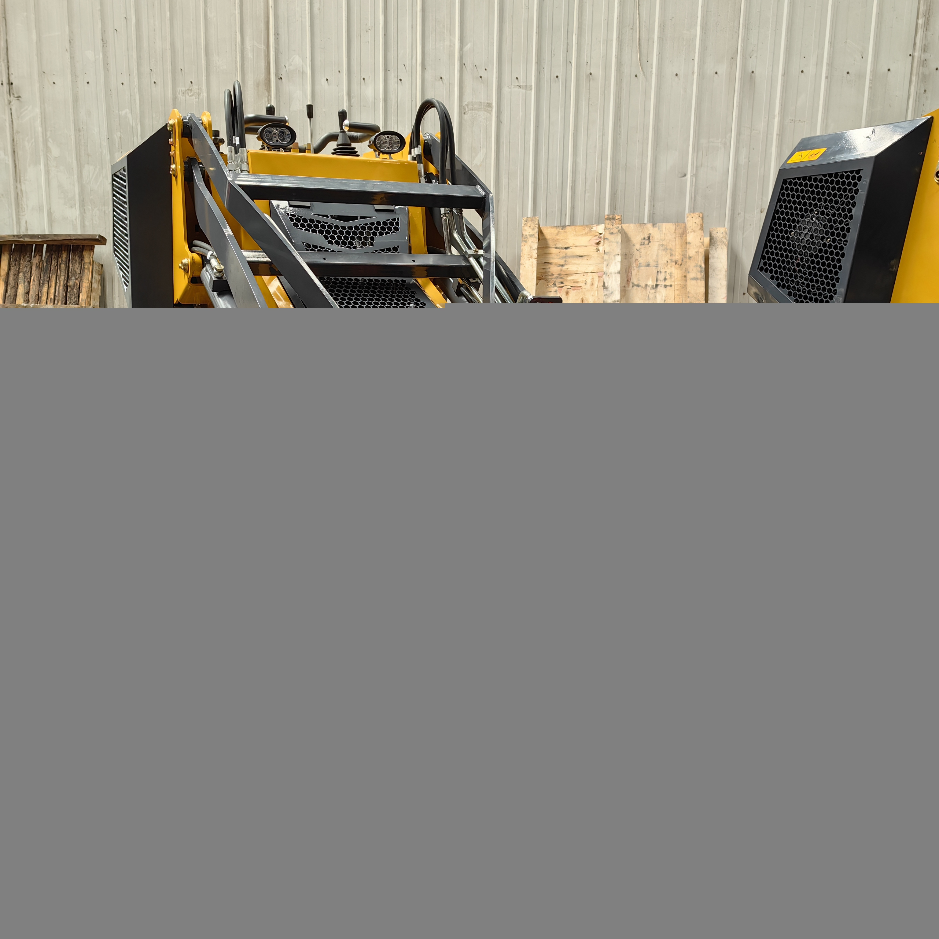 China Infront Skidsteer Dingo Stand On Attachments Mini Crawler Skid Steer Loader With Track