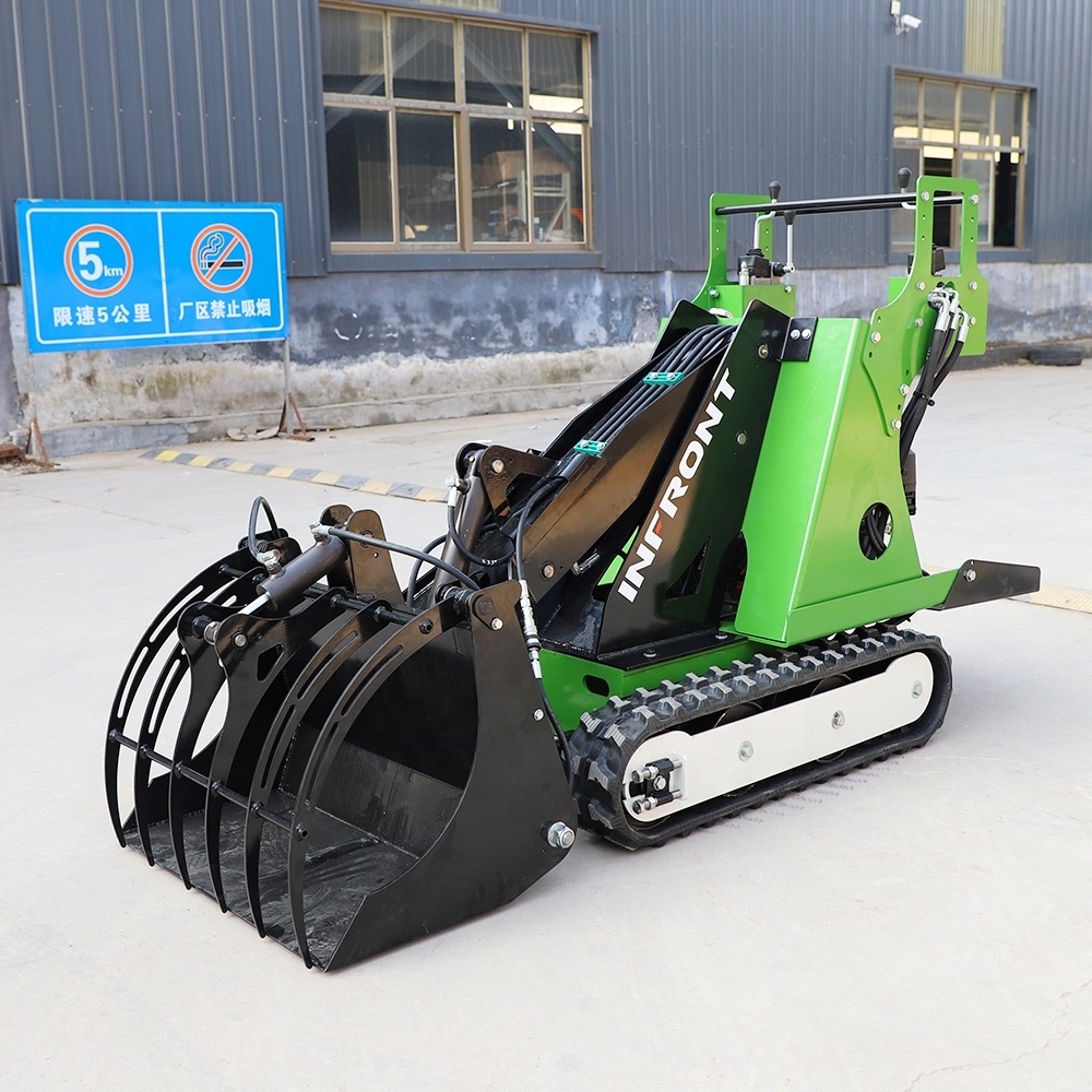 EPA CE skid steer loader mini skid steer loader with Rippers Forks Snow blower