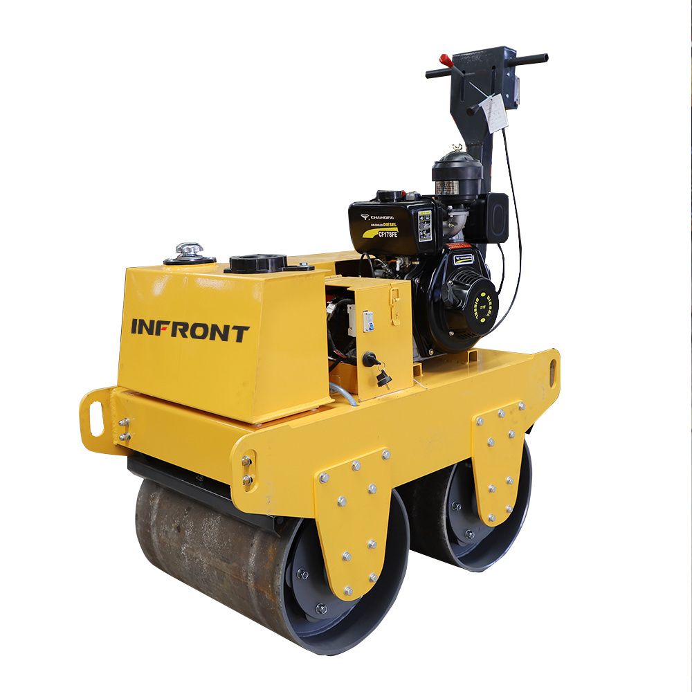 Mini Walk Behind Manual Hand Wheels 1 2 3 4 5 Ton Rammer Asphalt Vibrating Vibratory Plate Compactors Machine Road Roller