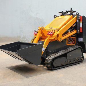 A1/A2 Mini Skid Steer Loader Manufacturer 1 Ton Mini Skid Steer Loader with Option Attachment