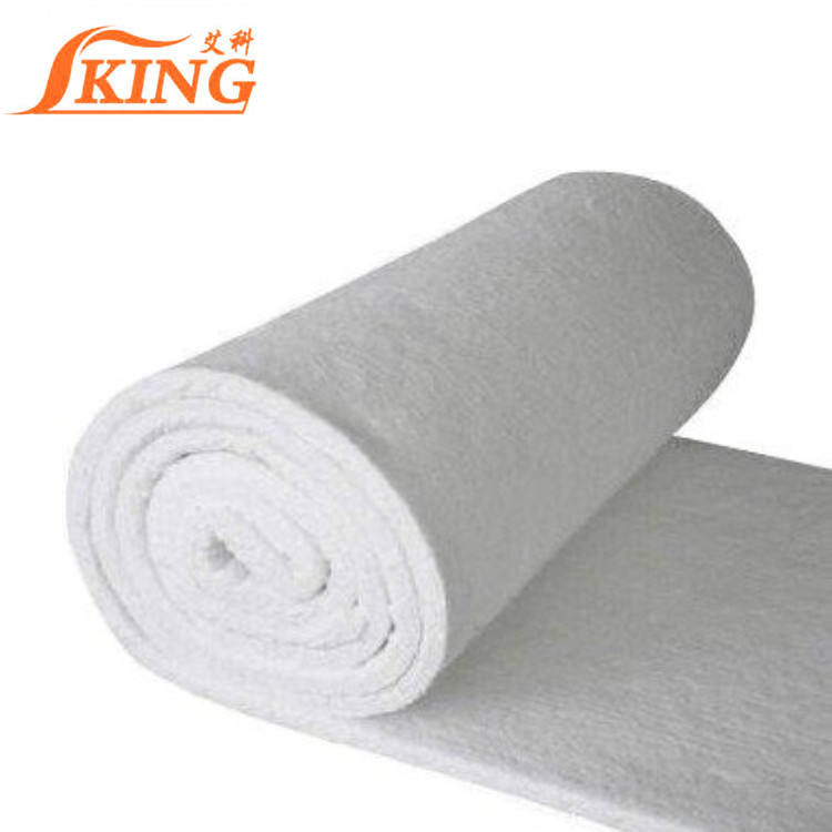 KINGWOOL aluminium silicate heat resistant insulation wool 128kg/m3 density refractory ceramic fiber blanket for boiler