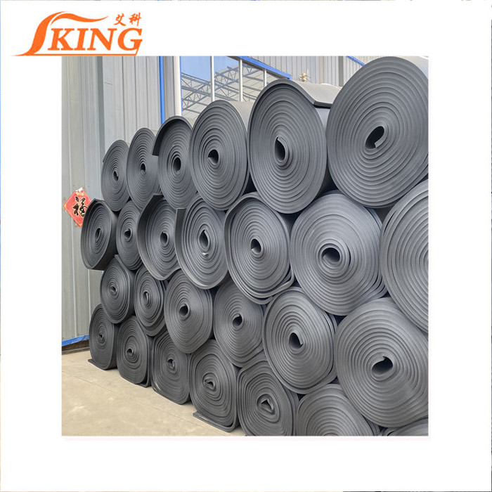 NBR Waterproof epdm foam rubber insulation sheet foam roll for HVAC