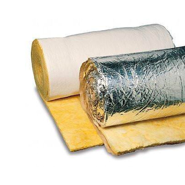 ISOKING heat preservation 25mm 30mm duct wrap aluminum foil faced fiberglass insulation