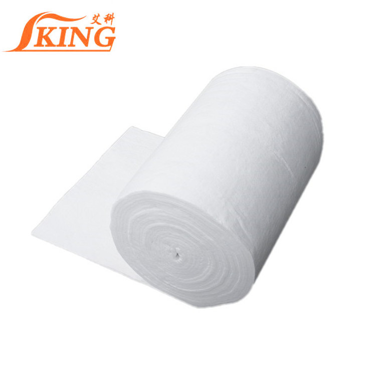 KINGWOOL aluminium silicate heat resistant insulation wool 128kg/m3 density refractory ceramic fiber blanket for boiler