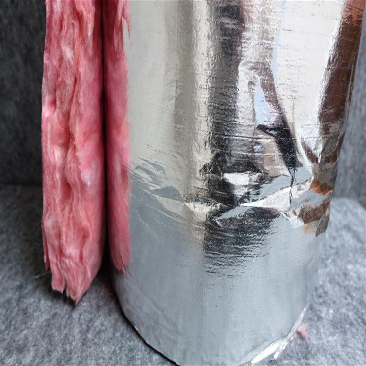 ISOKING heat preservation 25mm 30mm duct wrap aluminum foil faced fiberglass insulation