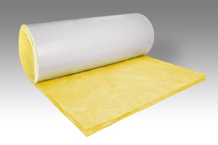 ISOKING heat preservation 25mm 30mm duct wrap aluminum foil faced fiberglass insulation