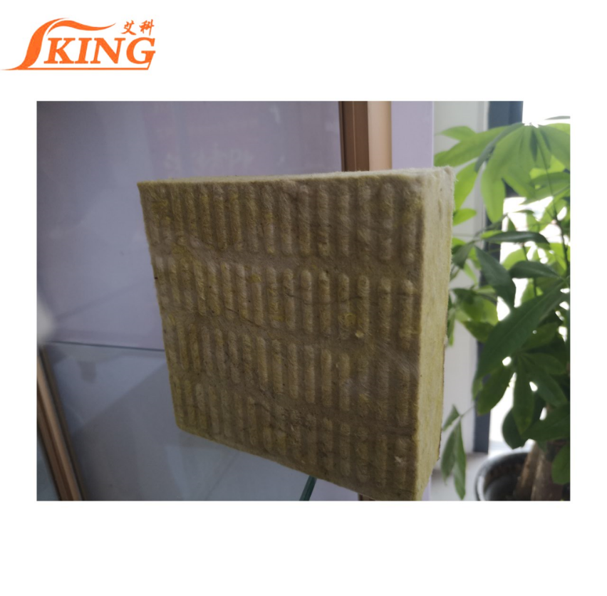 ISOKING china factory insulating house facade with mineral rock wool thermal isolation material decorative wall panel