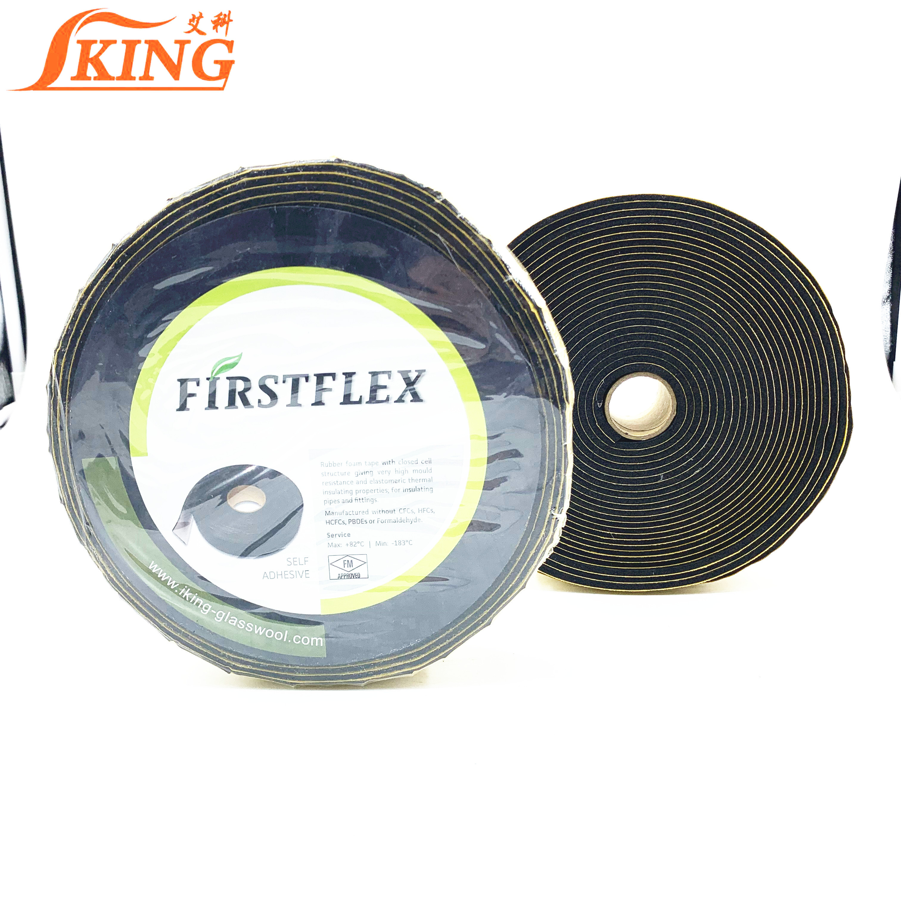 Firstflex Adhesive gasket tape NBR rubber foam tape 3mm 5mm thickness