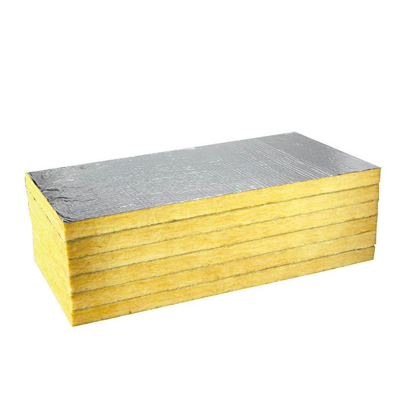 ISOKING Yellow insulation 32kg m3 25mm thick fiber glass wool board  panels