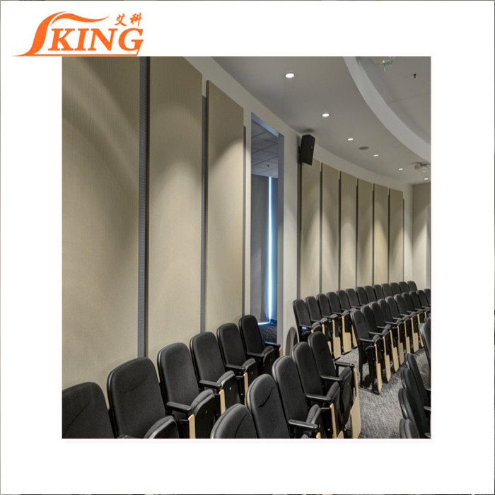 ISOKING sound insulation auditorium diffuser 3d decorative acoustic fiber glass panel