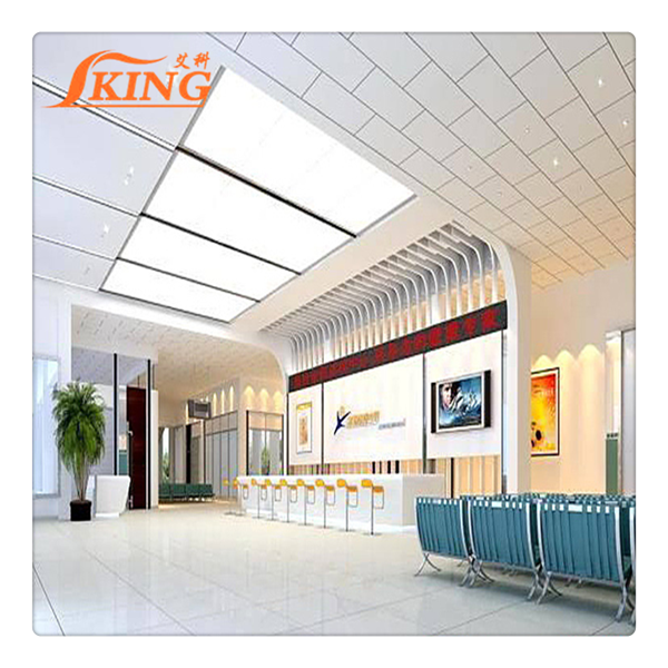 ISOKING Black Fiberglass glass wool acoustic  fireproof suspended ceiling board panel