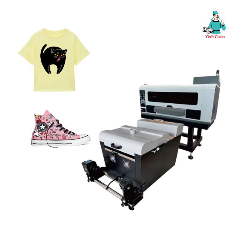 T Shirt Hoodie Jeans Shoes Hat Direct Transfer Pet Film Printing Machine 30cm Dtf Printer