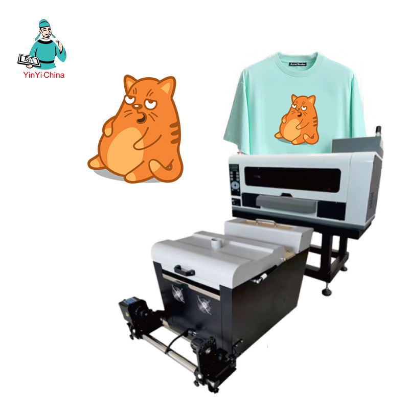 T Shirt Hoodie Jeans Shoes Hat Direct Transfer Pet Film Printing Machine 30cm Dtf Printer