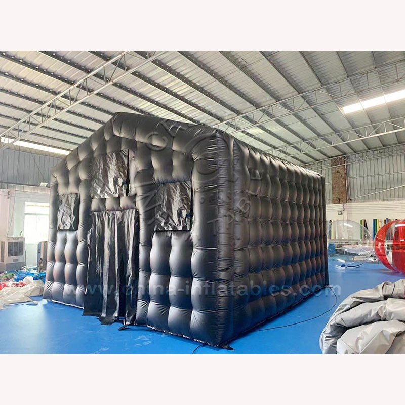 Black Blow Up Tent Outdoor Nightclub Inflatable Party Inflatable Tents For Event