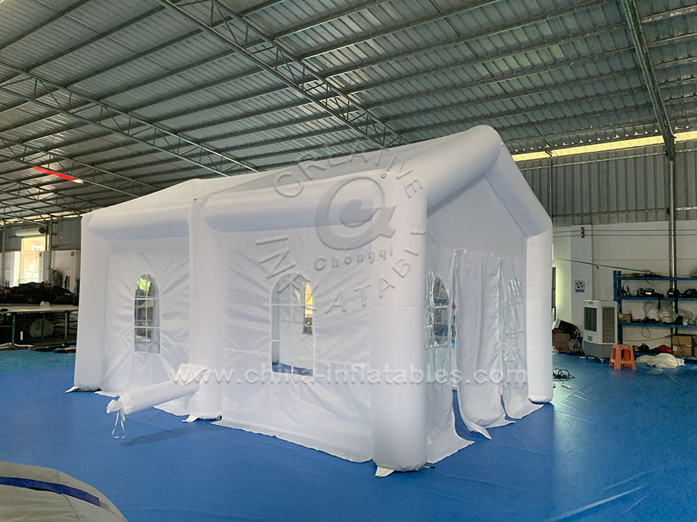 Most Popular Inflatable Led Cube Tents Large Outdoor Party Church Tent