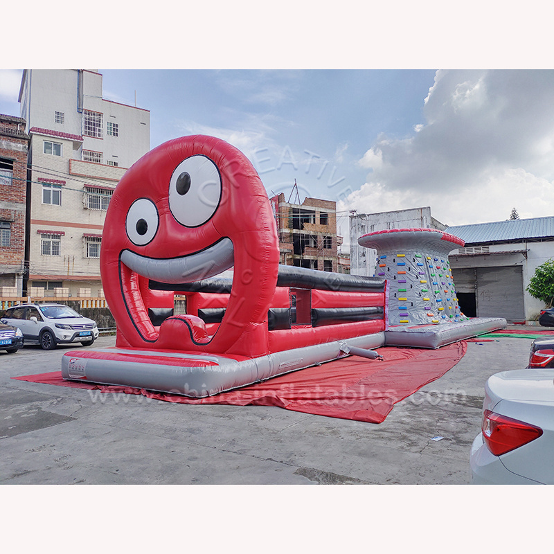 Giant Inflatable Theme Park With Pop Obstacle Courses Park Inside Inflatable Sport Game