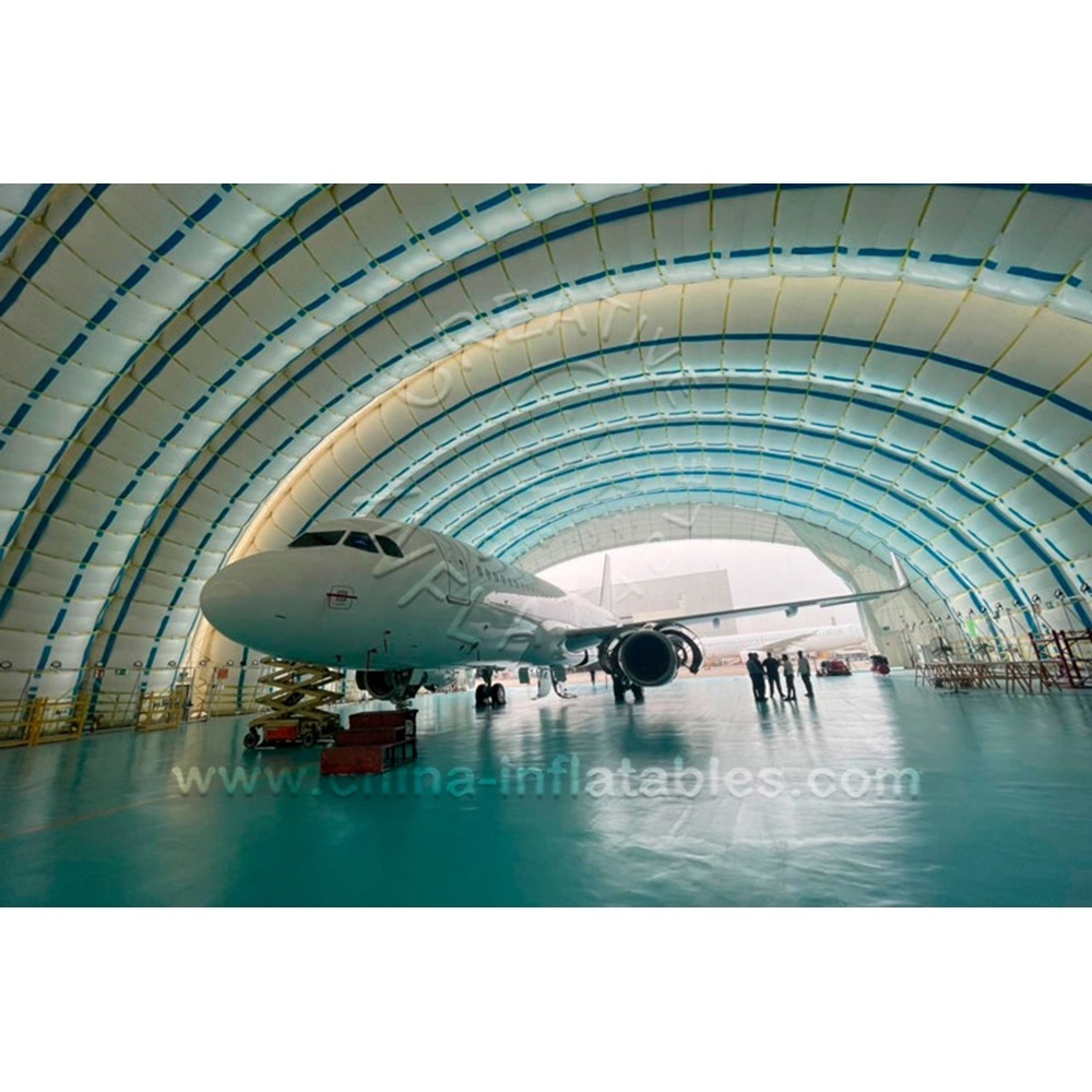 Large Strong Modular inflatable Structure Arch Hangars Inflatable Aircraft Hangar Warehouse Tent for Storage