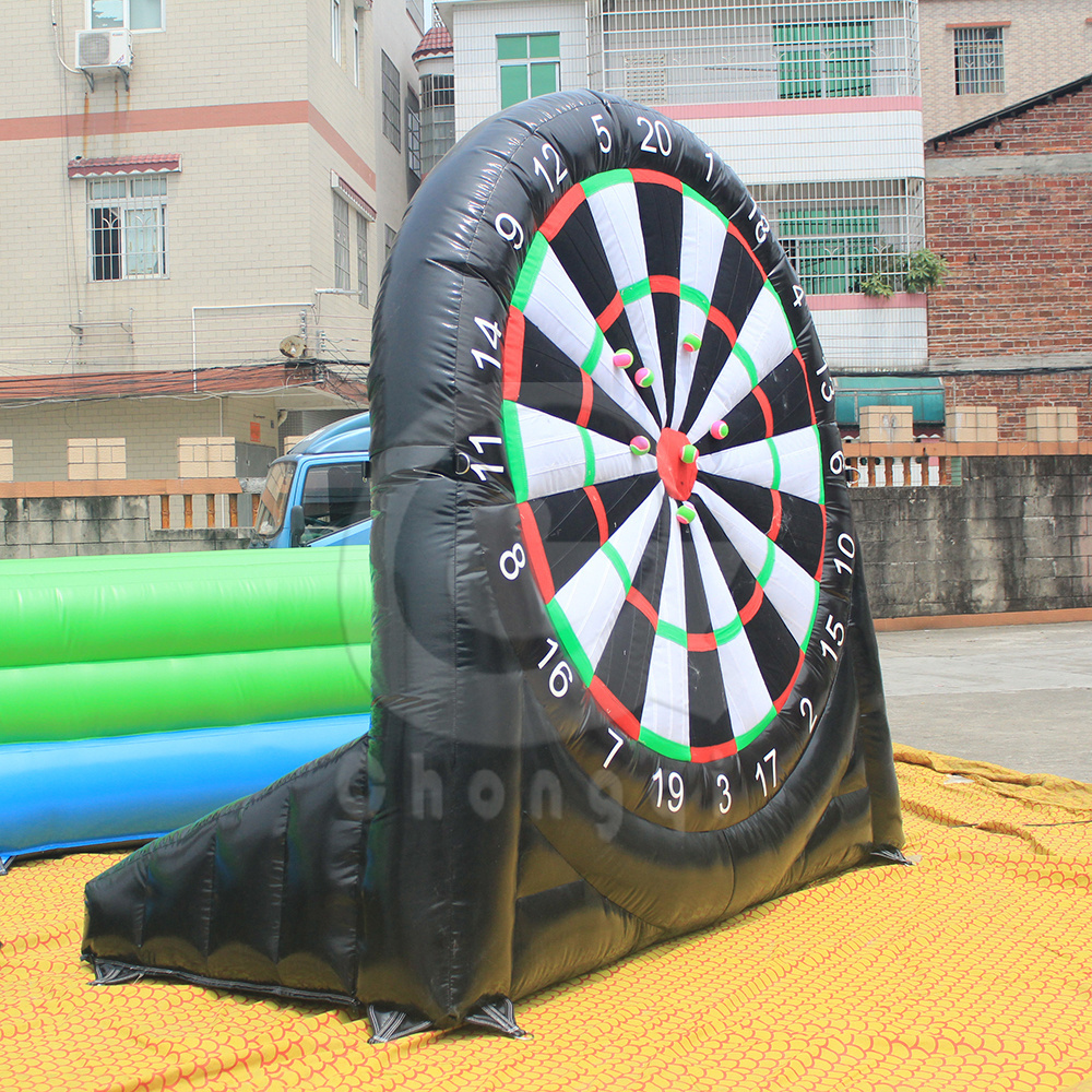 FOOTDARTS inflatable dartboard soccer game foot dart board carnival games big inflatable football darts for sale