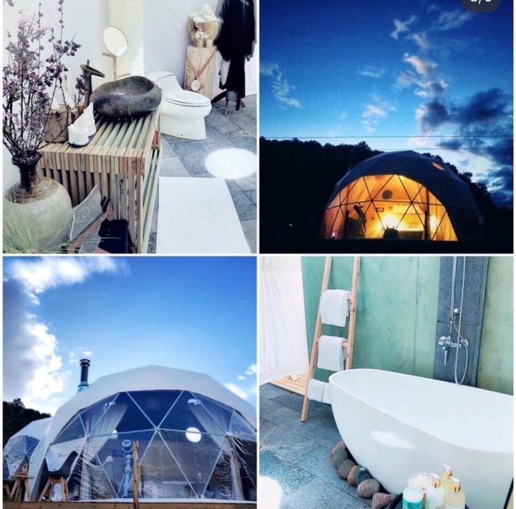 geodesic dome greenhouse glamping geodesic dome home