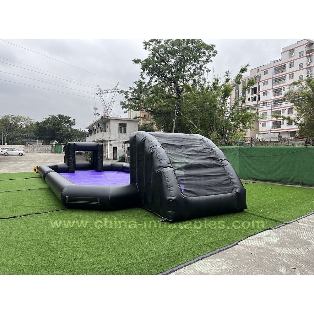 Commercial Inflatable Soccer Field Slip N Slide Soap Water Football Pitch for Rent