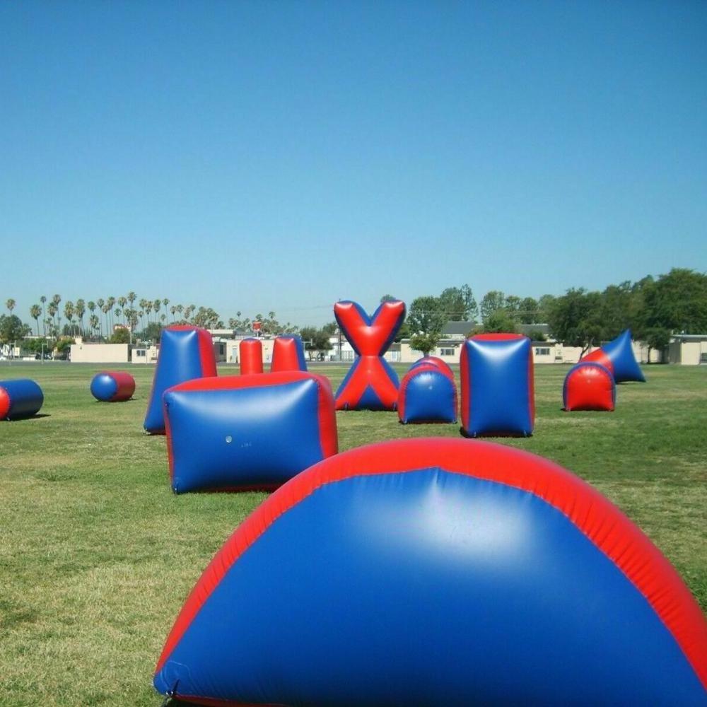 Cheap inflatable paintball bunkers inflatable obstacles paintball